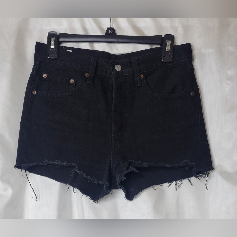 Levi's 501 deconstructed denim shorts